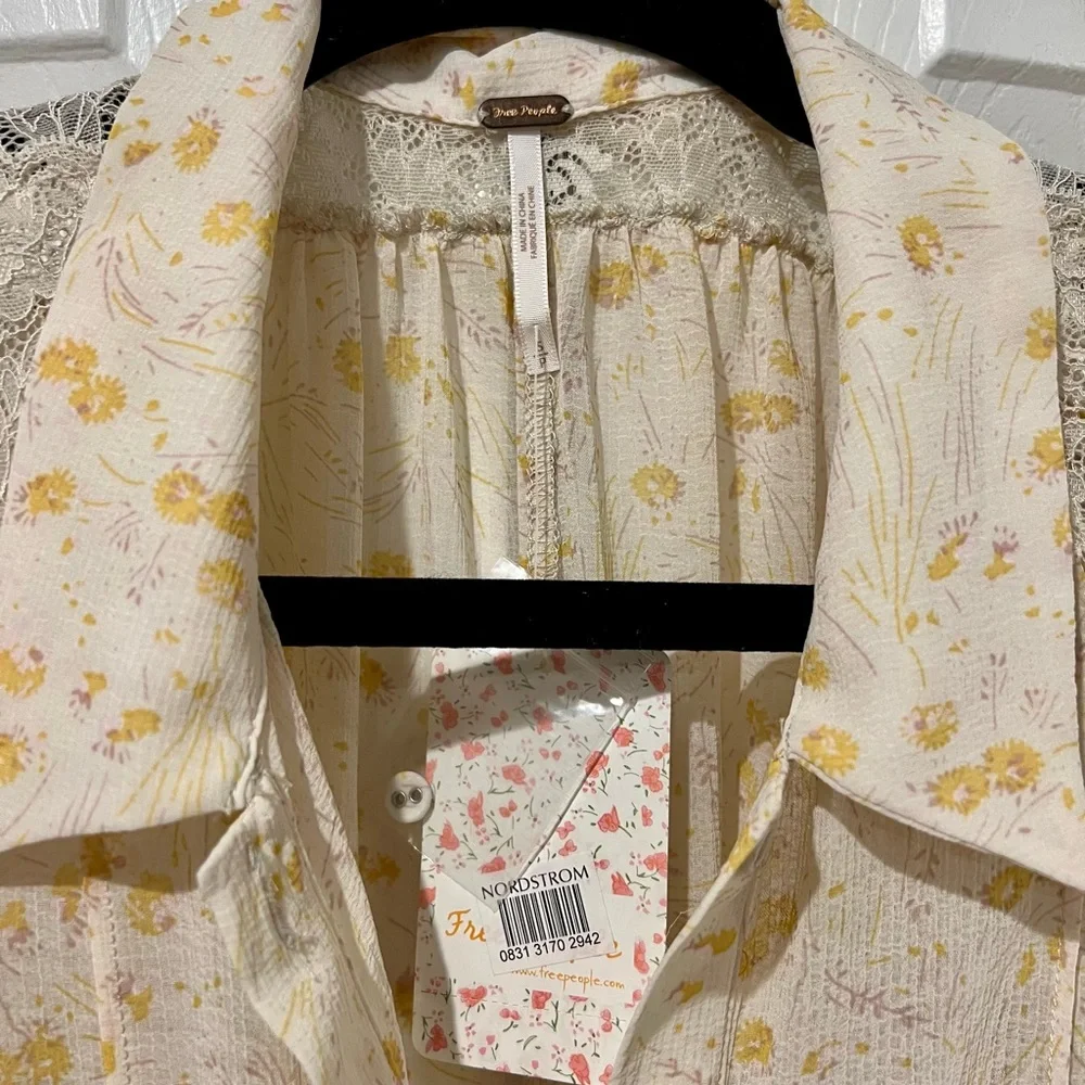 NWT Free People Sheer Romance Minidress (Size S)